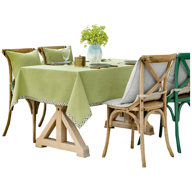 Водонепроницаемая скатерть маслостойкая Скатерть однотонная прямоугольная