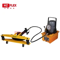 13mm to 34mm 220v 0 75kw hydraulic pipe bender electric tube bending machine bendable round tube with 8 sets of dies