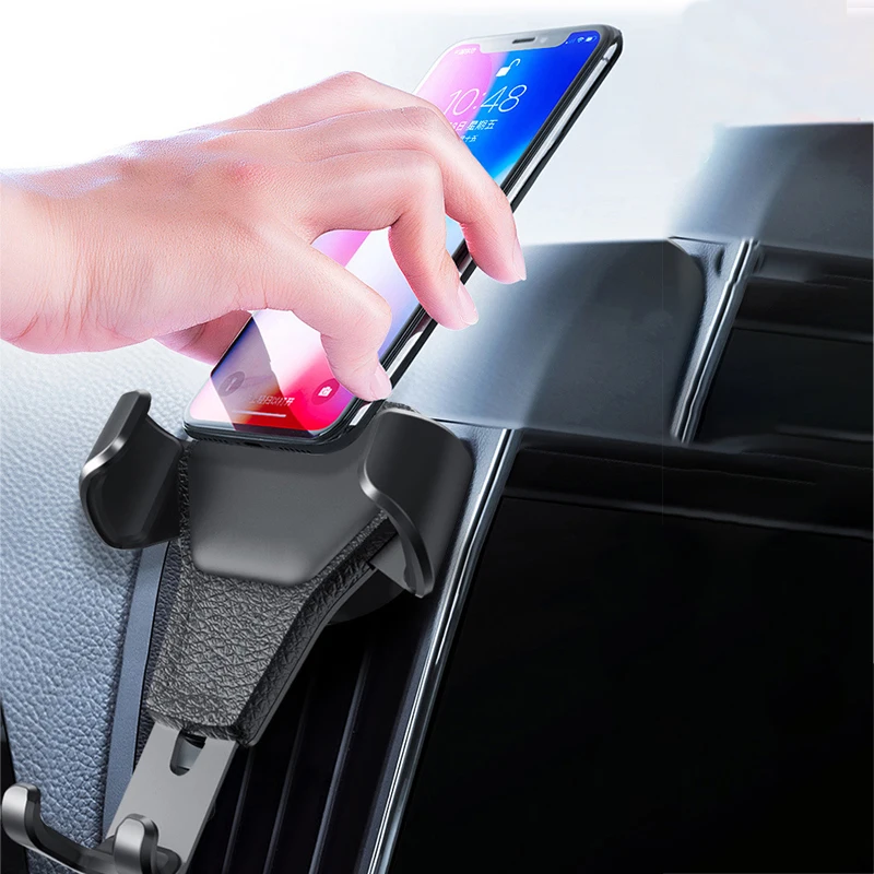 Universal Gravity Car Phone Holder Air Vent Mount Grip Smartphone Stand For Jmc T3 T5 T7 E200 E100 E200s E160 S350 S330 | Автомобили и
