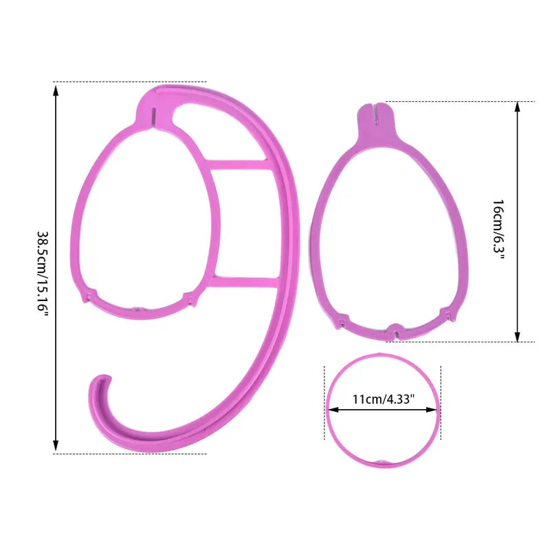 

Hanging Wig Stand Portable Plastic DIY Hats Hanger Detachable Display Hair Dryer Holder Tool For Long & Short Wigs