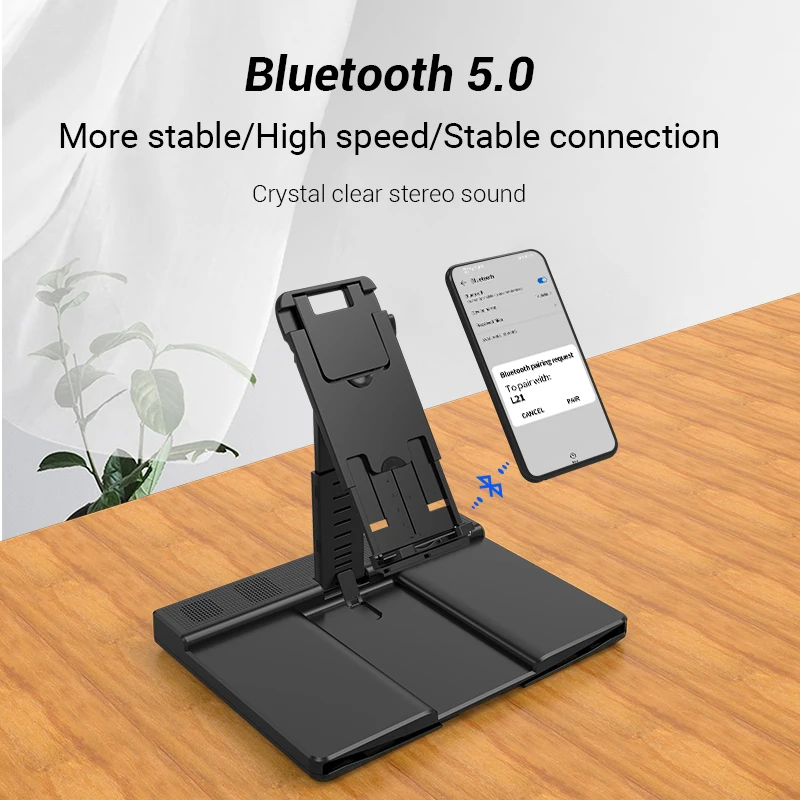 Новинка 2021 3 в 1 Bluetooth-динамик 12 дюймов HD 3D проектор экрана усилитель мобильного