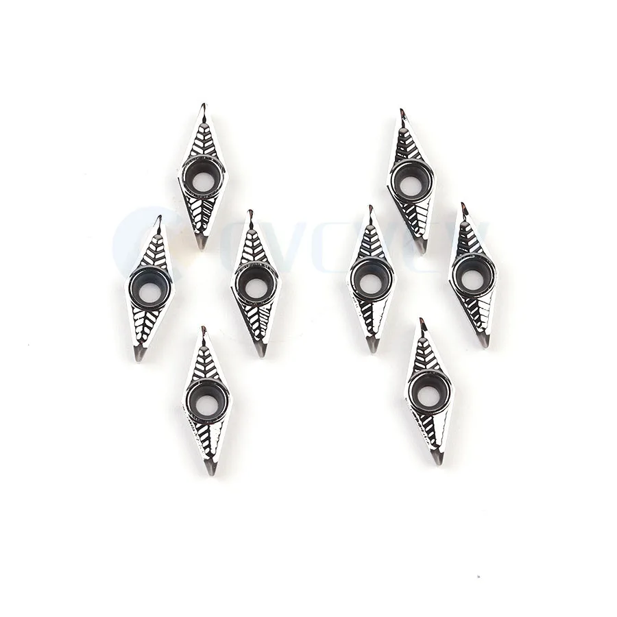 

10Pcs VBGT110302 VBGT110304 VBGT110308-AK H01 Lathe Machine Milling Turning insert CNC Tools Carbide High Quality Smooth Cutting