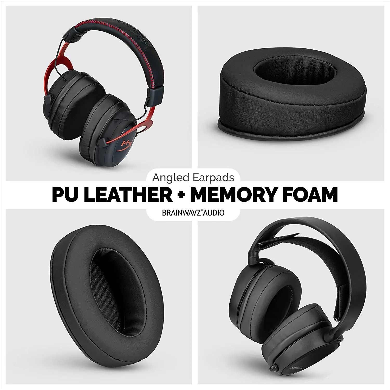 Угловые амбушюры для ATH M50X M50XBT M40X M30X HyperX SHURE Hen Beach AKG Philips JBL Fostex замена