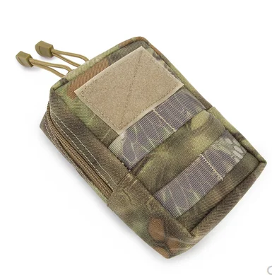 Outdoor Sports Tactical Sundries Storage Bag MOLLE Portable Waist Hanging Accessory Camouflage Bag