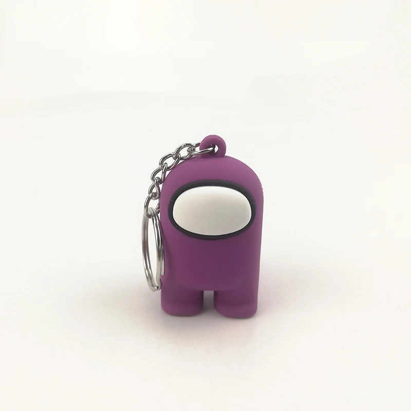 

1pcs Hot Birthday Gift Games Among Us Keychain Colourful Gifts Keychains for Car Keys Decoration Accessories for Men for Women