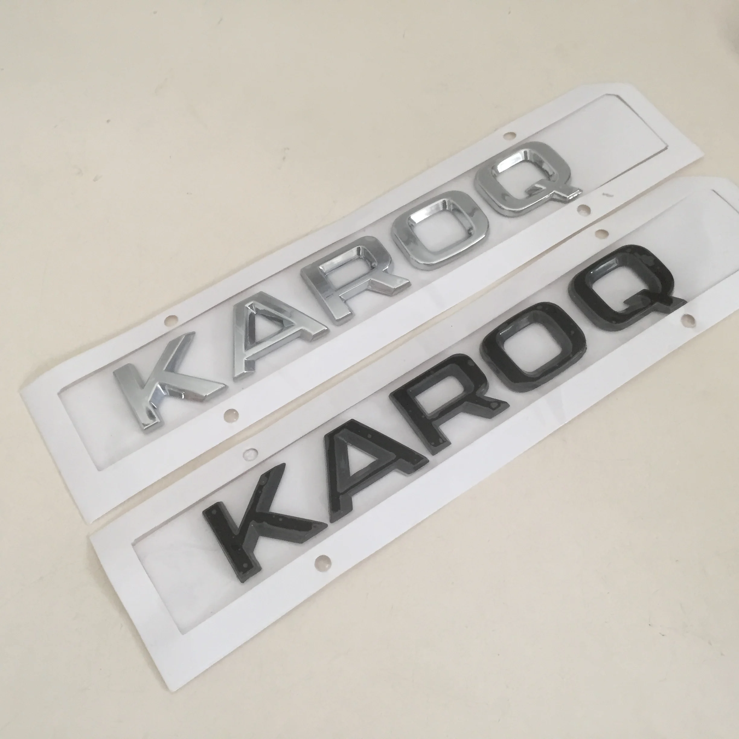 1 шт. 3D ABS высокое качество KAROQ Автомобильная буква задняя идентификация эмблема