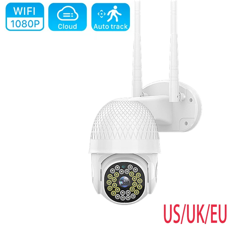 

1080P WIFI IP Camera Outdoor PTZ IP Camera Wireless Speed Dome CCTV Security Cameras IR Home Outdoor Surveilance Tracking