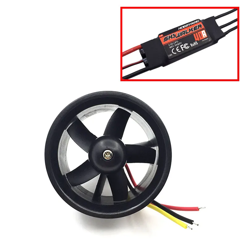 QX электродвигатель с электроприводом 2611 4500KV бесщеточный двигатель 64MM EDF 5 блок