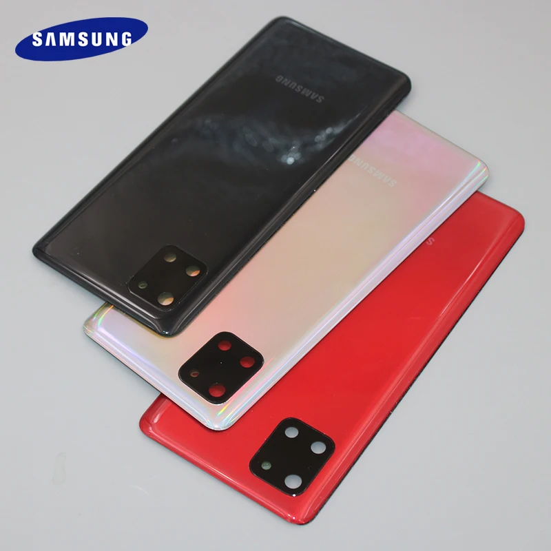 

Original Samsung Galaxy Note 10 Lite N770F/DS N770 Battery Back Cover Door Housing Replacement Case With Camera lens Frame+logo