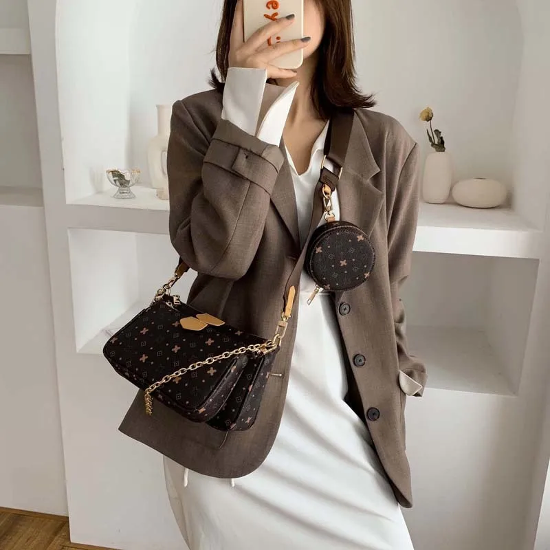 Маленькая универсальная сумка мессенджер Design sense для детей и матерей с цепочкой