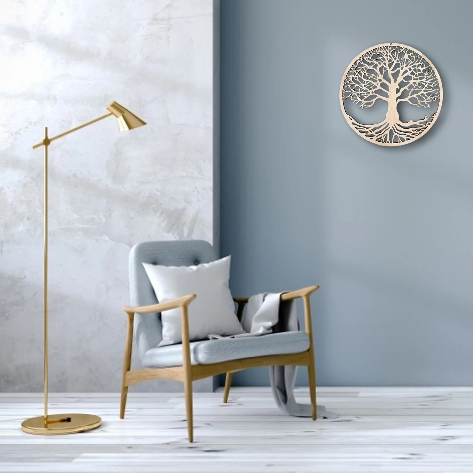 Настенный декор с изображением дерева жизни художественное творчество