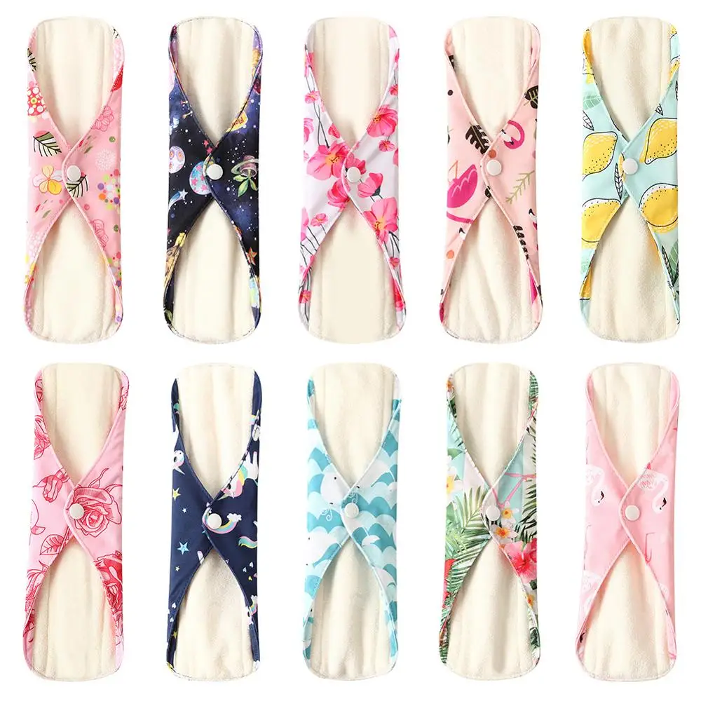 Многоразовые тканевые менструальные прокладки с бамбуковым углем erviette Hygienique