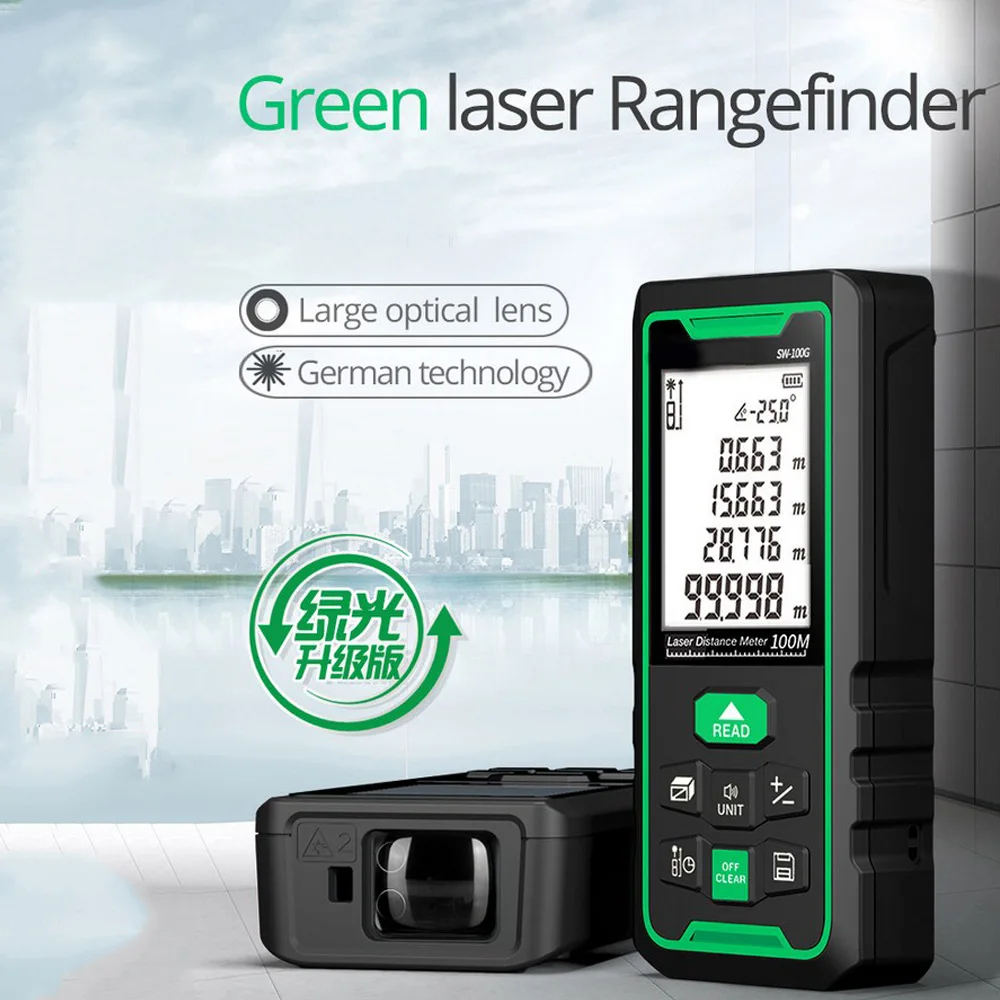 

Sndway Laser Rangefinder Digital Distance Meter 50m 70m 100m Electronic Roulette Laser Range Finder Measure Lazer Trena Meter