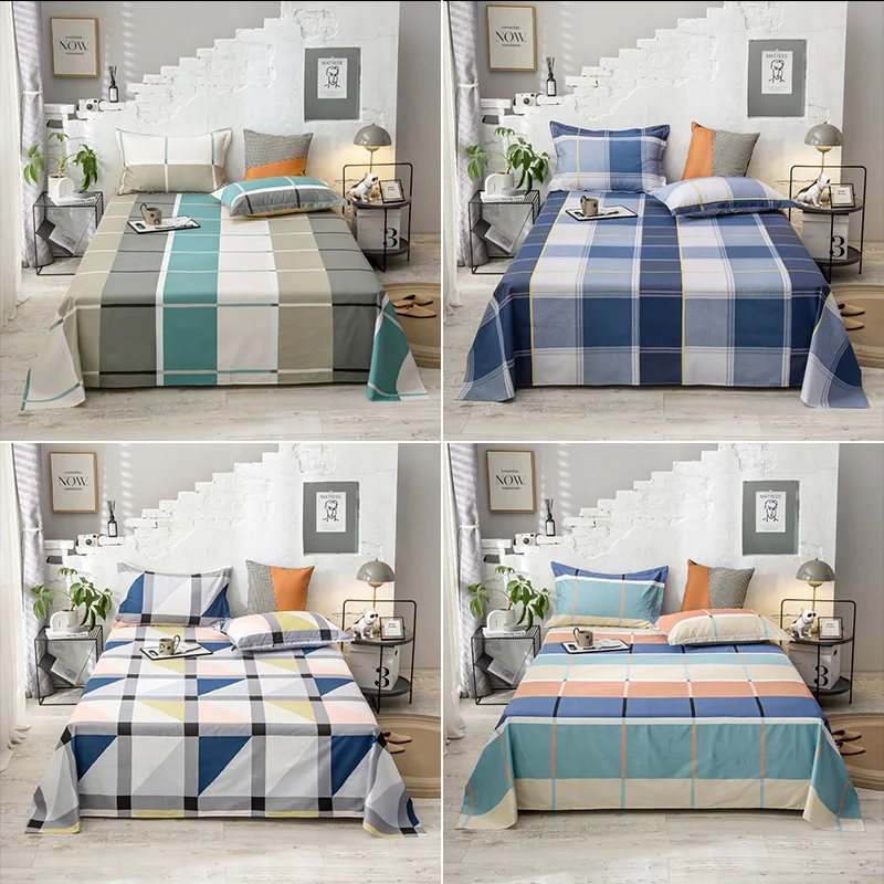 

3 шт., Комплект постельного белья из натурального хлопка, с принтом в виде растений