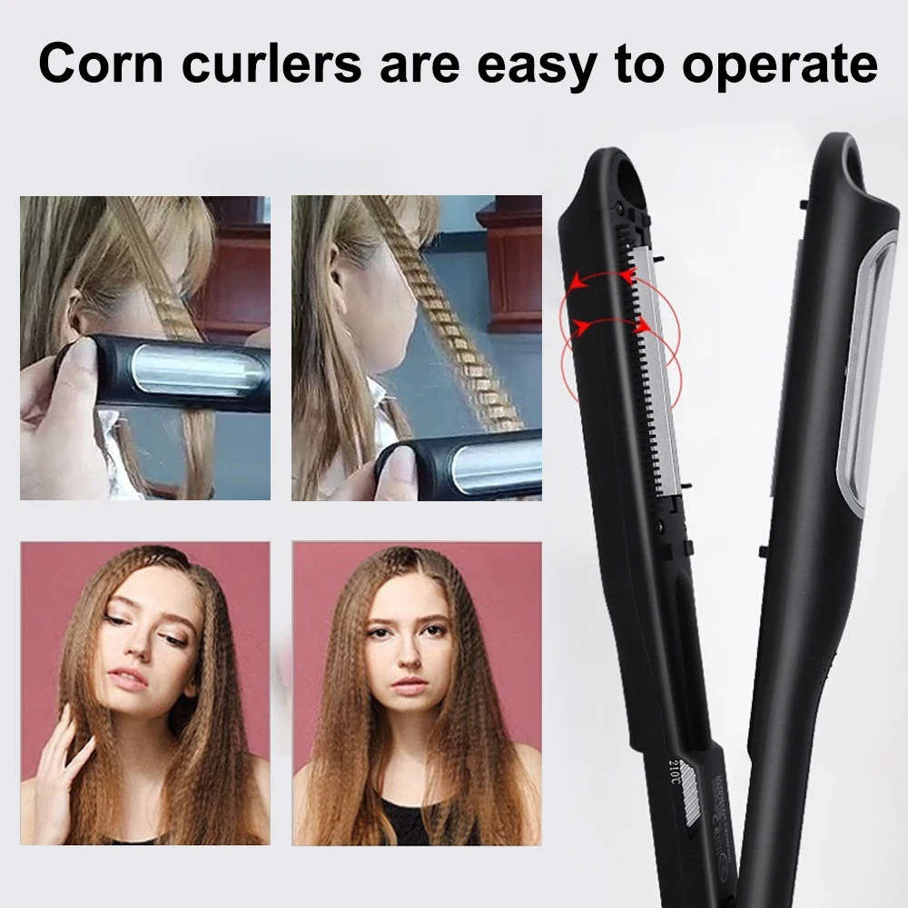 

Electric Hair Curler Automatic Styling Tools Corn Curler Professional Flat Iron Curling Stylish Hair Waver Curling Device