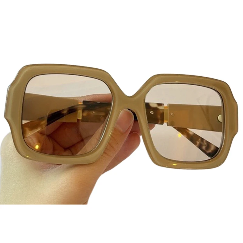 

Oversized Square Sunglasses Women And Men 2021 Luxury Brand Male Sun Glasses With Box UV400 Lentes De Sol