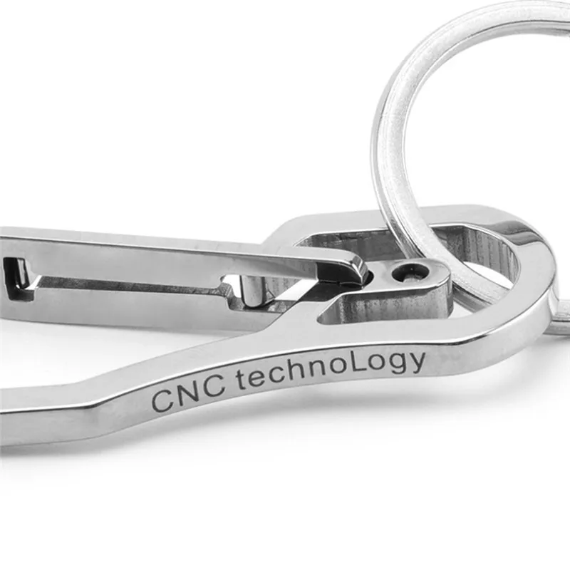 Outdoor colorful Titanium Climbing Keychain EDC Quick Release Hooks With Key Ring | Спорт и развлечения