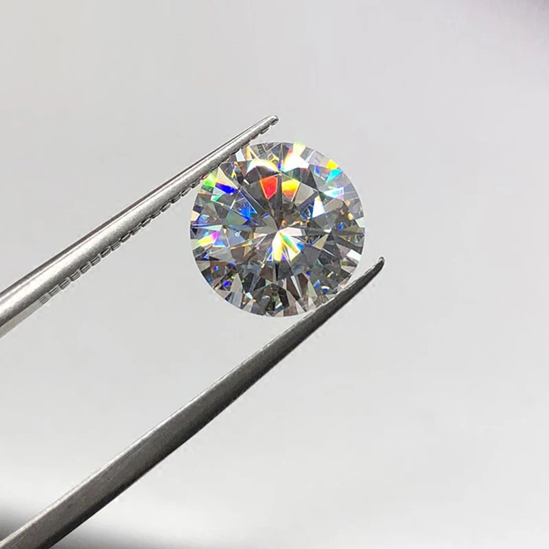 

Round Brilliant Cut 7.5mm 1.5 Carat IJ Color Loose Moissanite Lab Created Moissanite Diamond Jewelry Making Stone DIY material