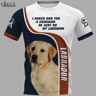 Футболка унисекс, с 3D-принтом Лабрадора, в стиле Харадзюку
