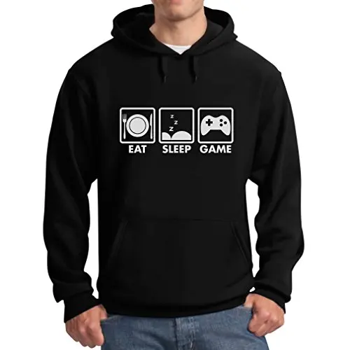 

Игровая Толстовка Eat Sleep Game-подарок для геймеров, мужская Толстовка