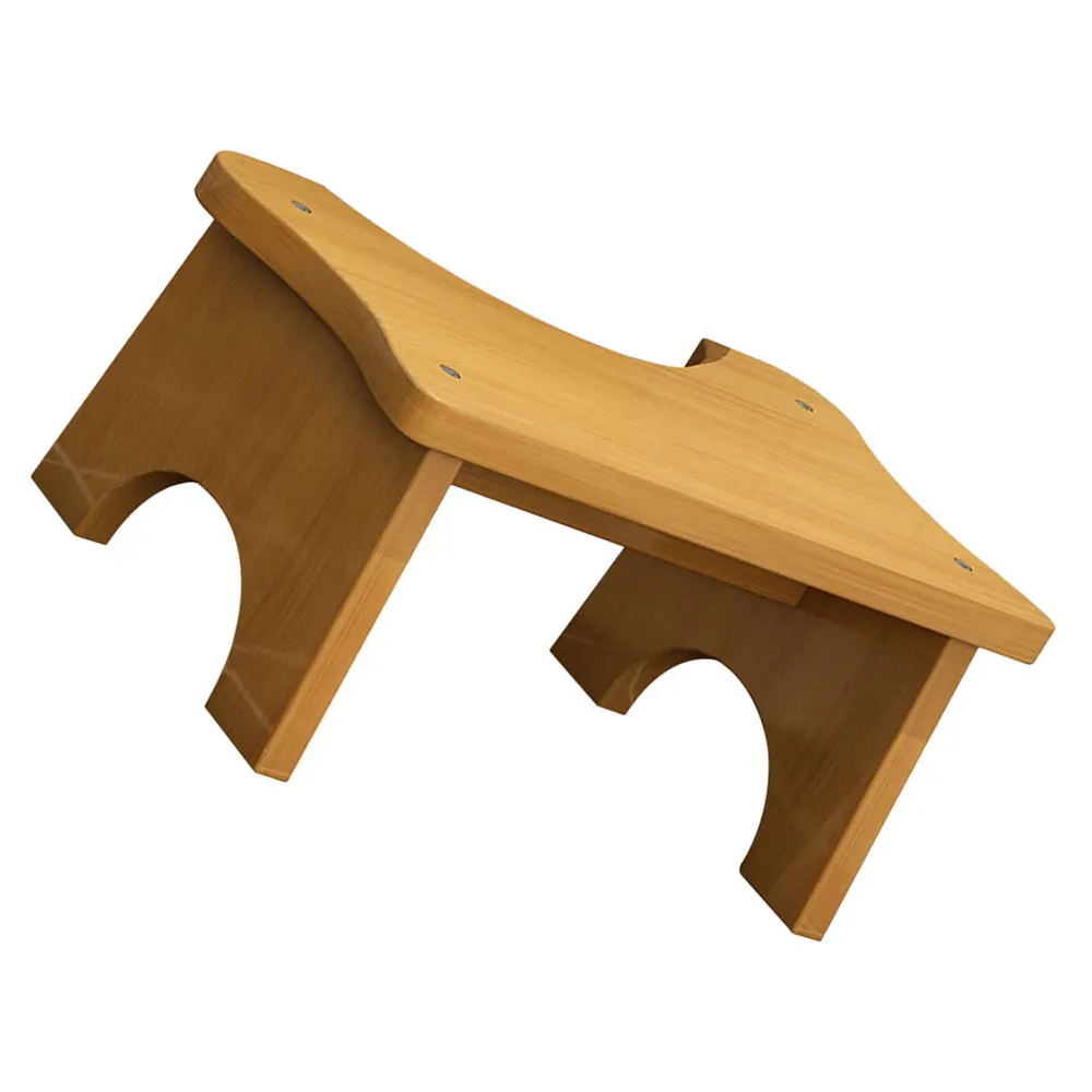

1pc Household Footstool Stable Wooden Toilet Stool Home Children Step Stool