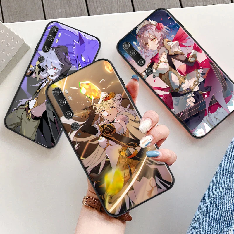 

Genshin Impact Anime Soft TPU Phone Case Coque For Xiaomi CC9 CC9e 10S 10 Pro Lite 11 11 Lite Pro Ultra Back Cover Carcasa