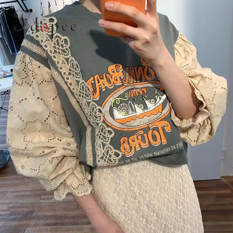 Новинка осени больших размеров с капюшоном модная детская рубашка надписью