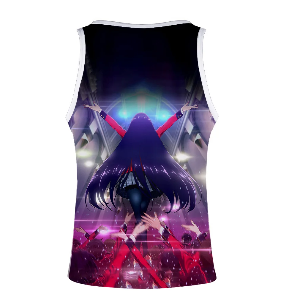 Круглый аниме джабами юмеко Kakegurui жилет для косплея без рукавов дышащая мужская