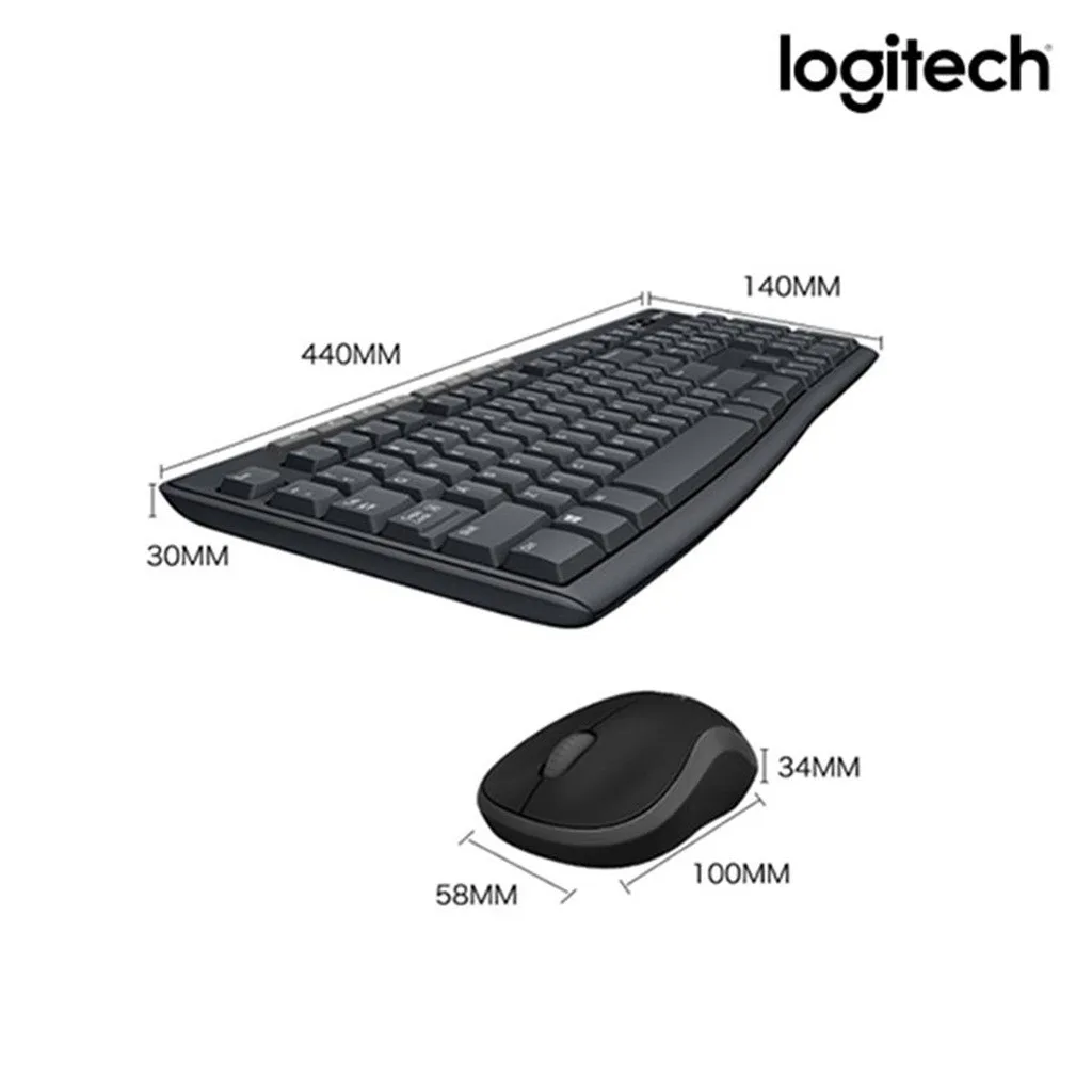 Мышь Logitech MK270 набор клавиатур беспроводная оптическая мышь 2 4G с восемью быстрыми
