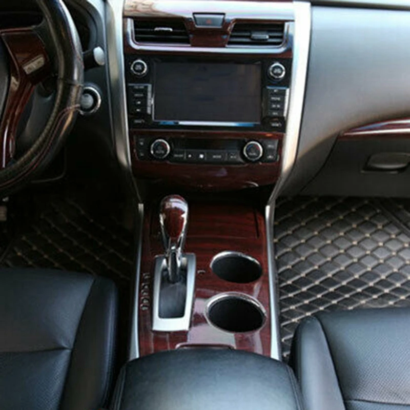 Wood Grain Copilot Passenger Dashboard Panel Decoration Trim Strip Cover for Nissan Altima / Teana 2013-2018 LHD | Автомобили и