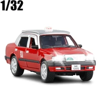 132 toyota crown hongkong taxi diecast model car taxi toys with sound lighting pull back for kids toys gifts free shipping