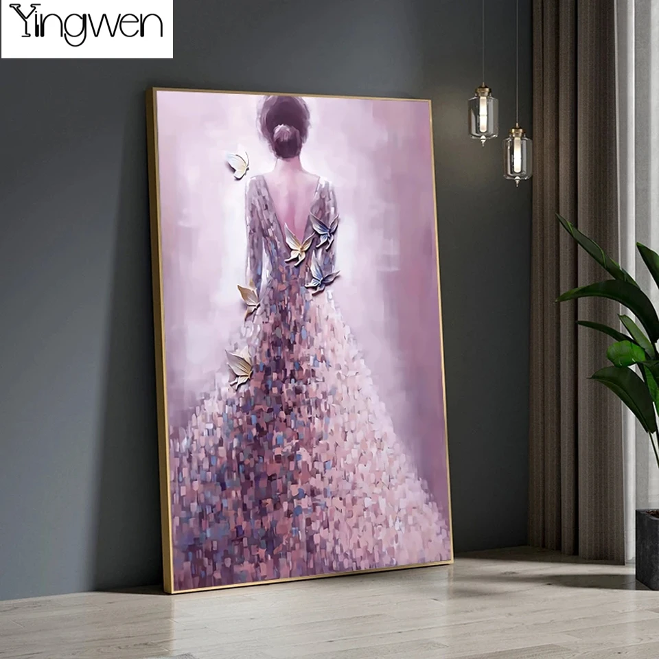 

Diamond Painting Wedding Girl 5D DIY Full Diamond Embroidery Butterfly Mosaic Wall Art Home Decor Handmade Cross Stitch Kits