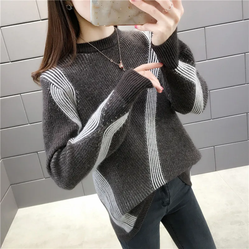 

1233446 (1st floor, 4th floor, e area, 2nd floor) take a real photo of 2019 Korean autumn new knitwear sweater 2019tx