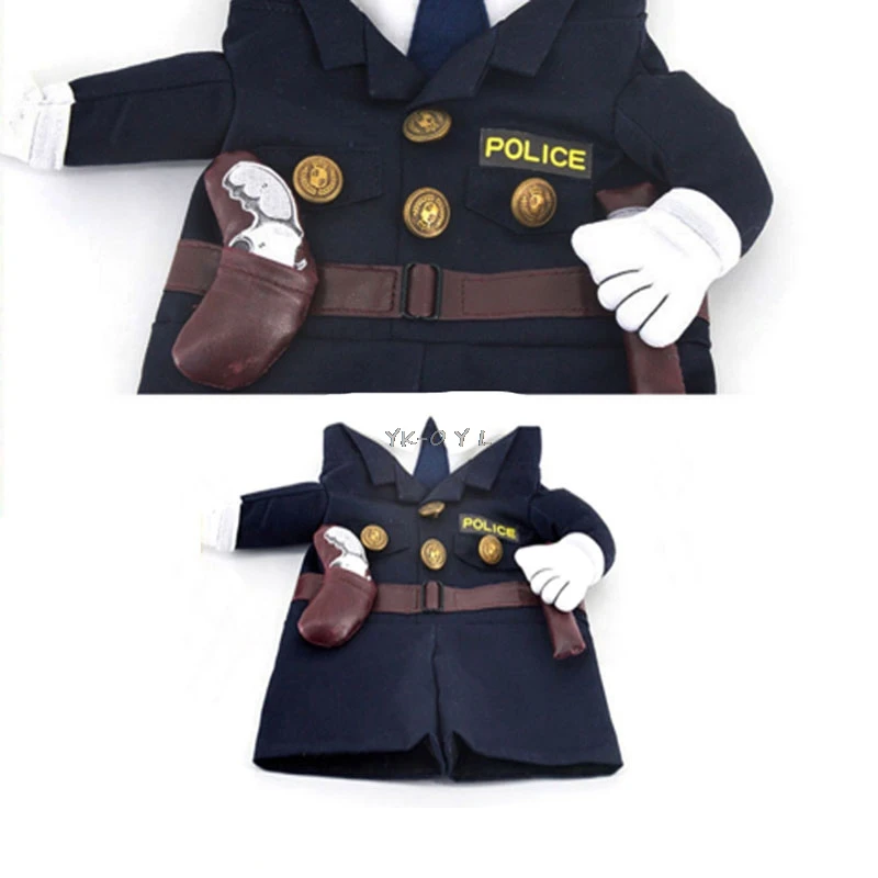 

Funny Pet Costume Dog Cat Costume Clothes Dress Apparel Doctor Policeman Cowboy