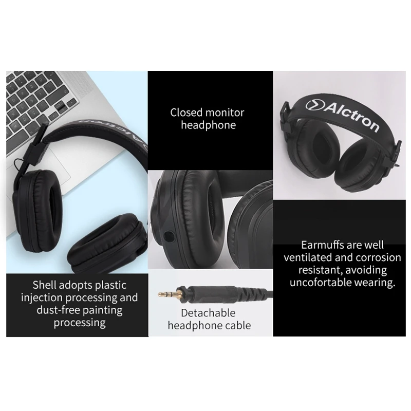 

Alctron HE630 Monitor Headphone HIFI Head-Mounted Recording Headset
