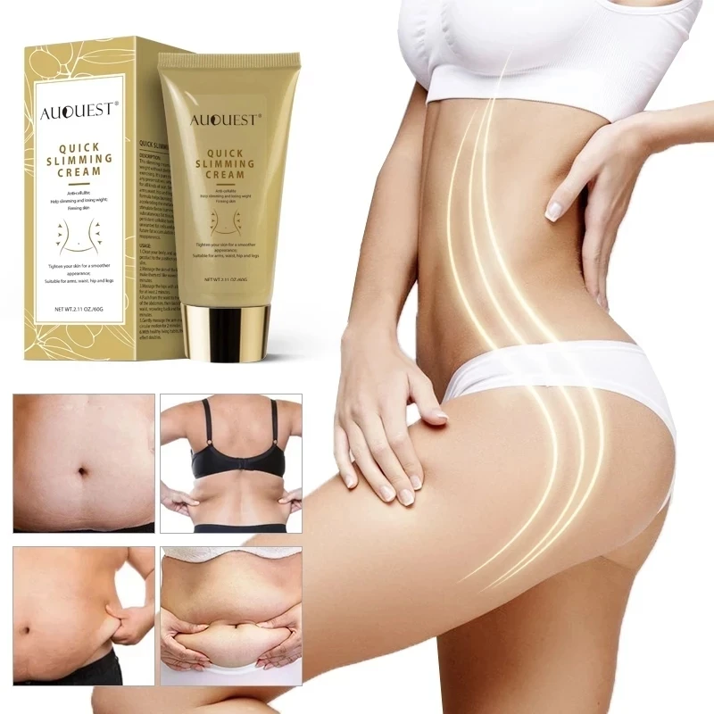 

60g Auquest Quick Slimming Fat Burning Body Cream Lose Weight Cellulite Remover Reducing Gel Massage Lotion