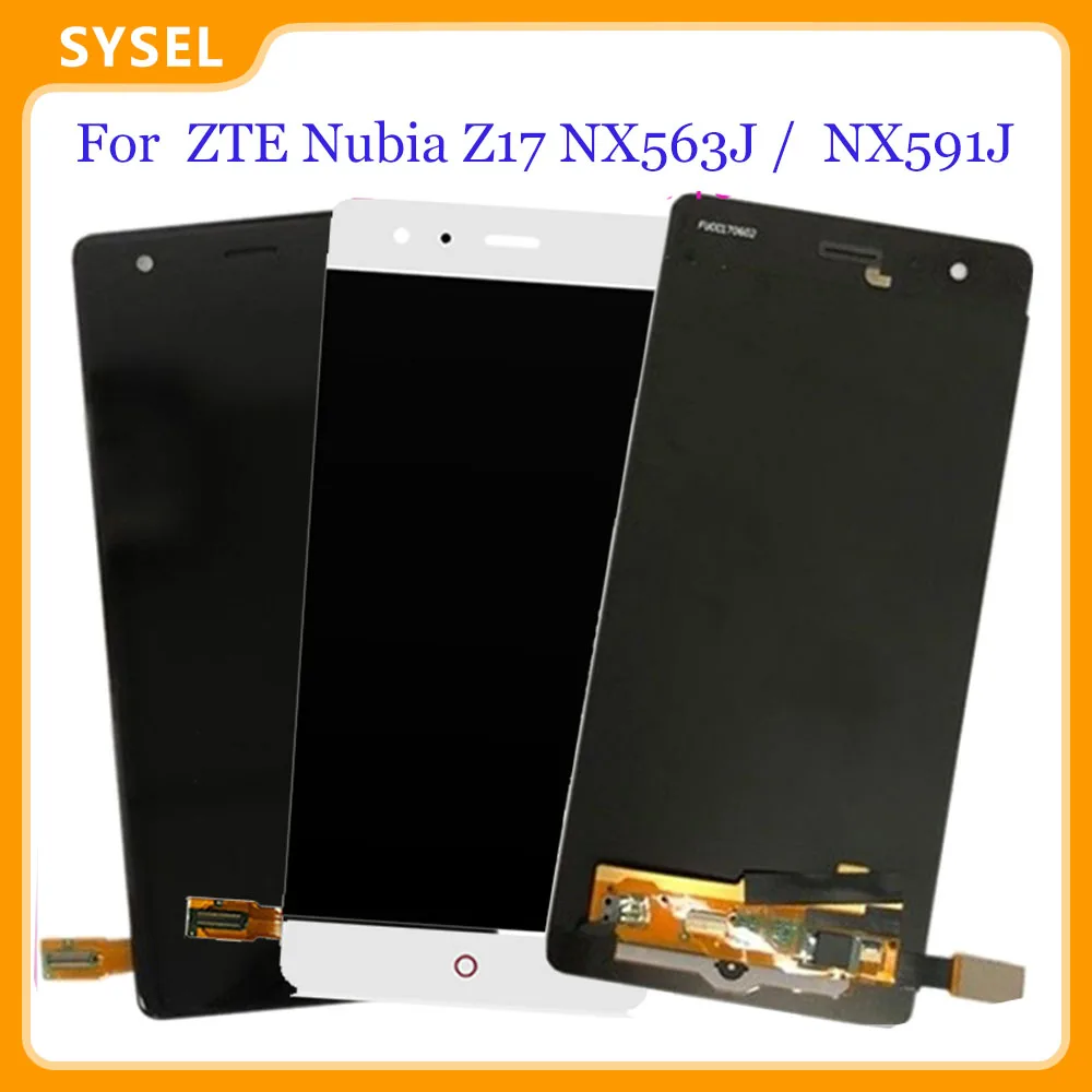 ЖК дисплей 5 дюйма для ZTE Nubia Z17 NX563J экран + сенсорная панель дигитайзер Lite NX591J