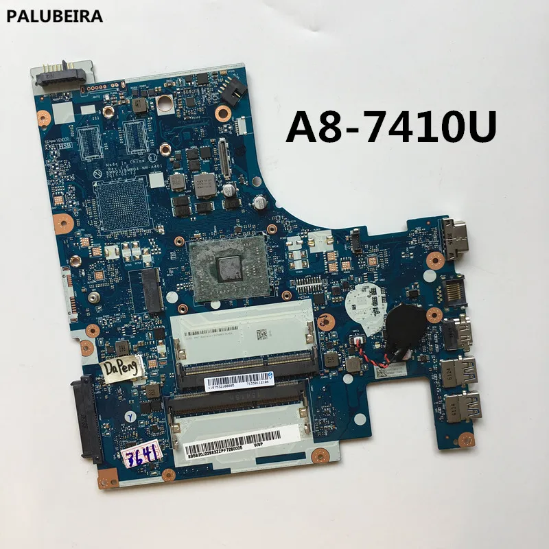 PALUBEIRA для Lenovo G51-35 Материнская плата ноутбука W/для A8-7410 процессор 5B20J22828 NM-A401 DDR3L |