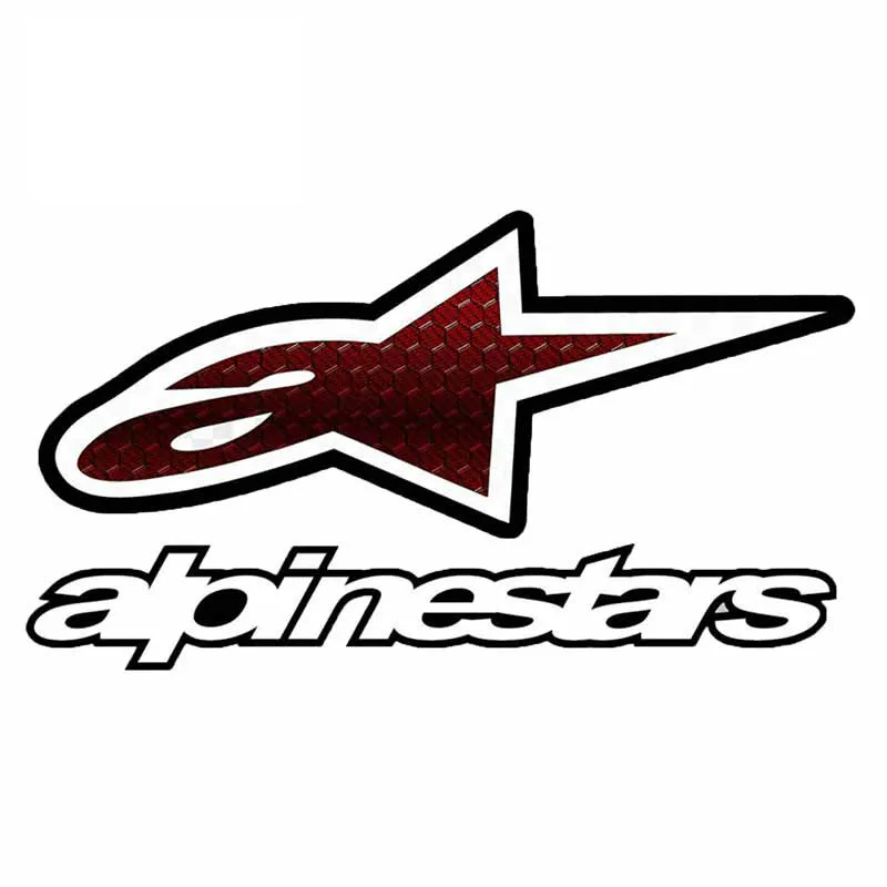 

Waterproof Car-Stickers and Decals Alpinestars Astar Auto Vinyl Bumper Bodywork Windshield Suv Decoration Accessories KK13*4cm