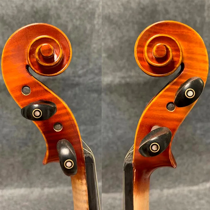 SONG master Flamed 4/4 Violin Strad стиль Чистая ручная работа изящный звук # 15062