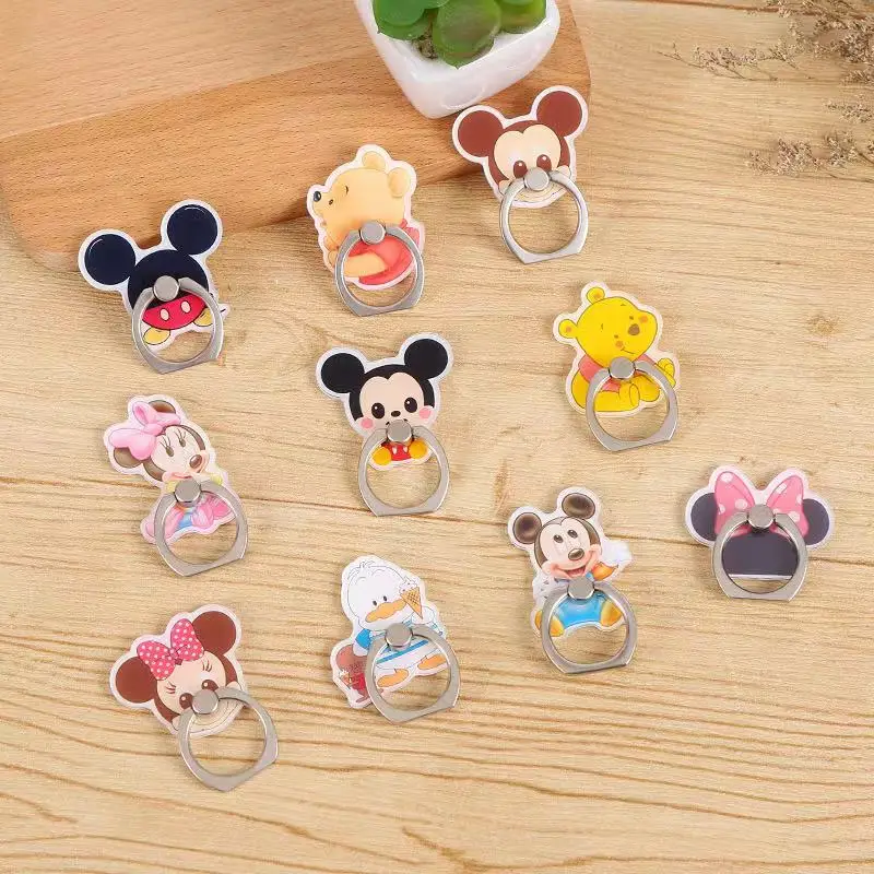 

Disney Minnie Mickey Winnie phone holder ring smartphone holder is suitable for iPhone X 12 Xiaomi Huawei all smartphones