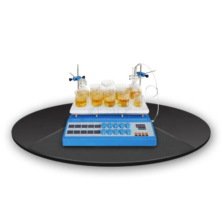

Aibote ZNCL-DS10 multi magnetic stirrer hotplater with 10-point