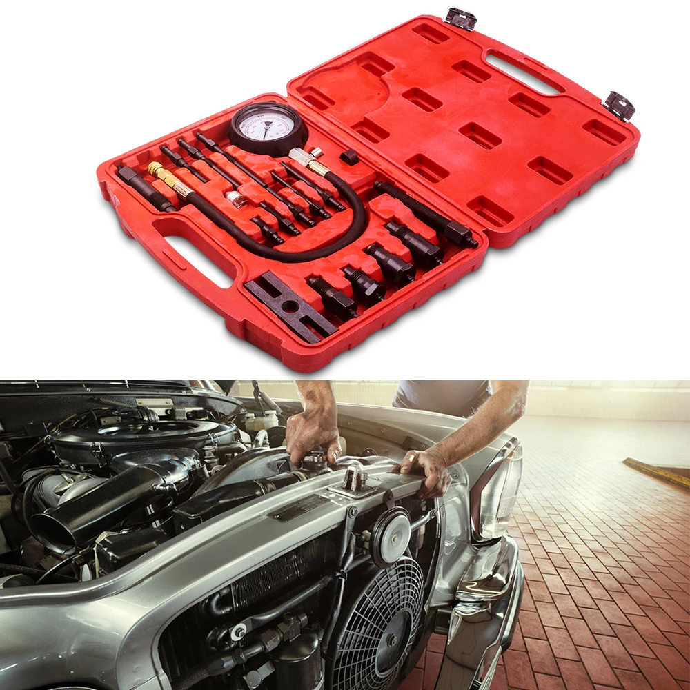 16 шт. дизельный двигатель сжатия тестер Набор инструментов автомобильный