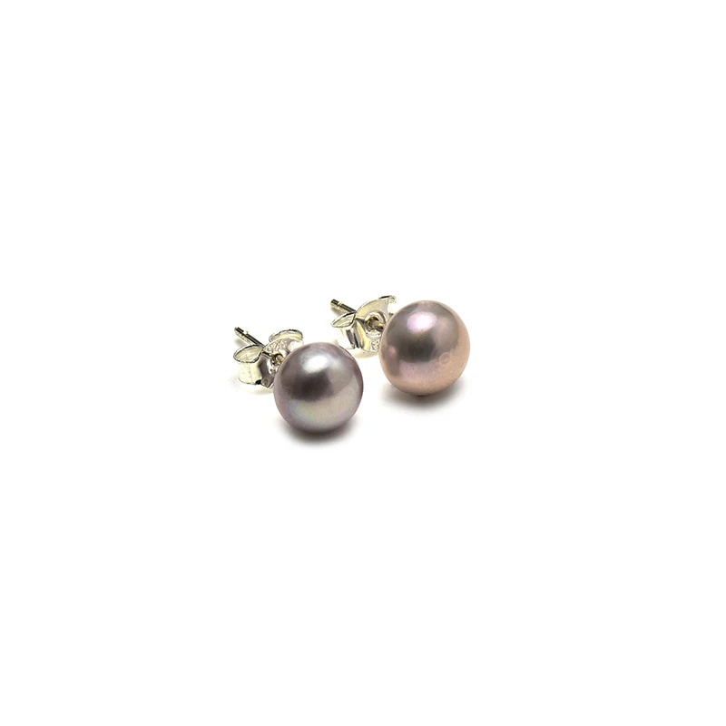 New Fashion Sliver Color Natural Pearls 6-7mm Making For 925 Sterling Silver Freshwater Earrings DIY Design H567 | Украшения и