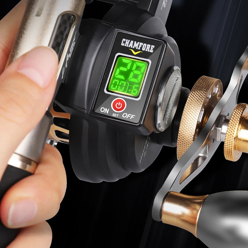 Электронная Рыболовная катушка с цифровым дисплеем новинка 2021 высокоскоростная