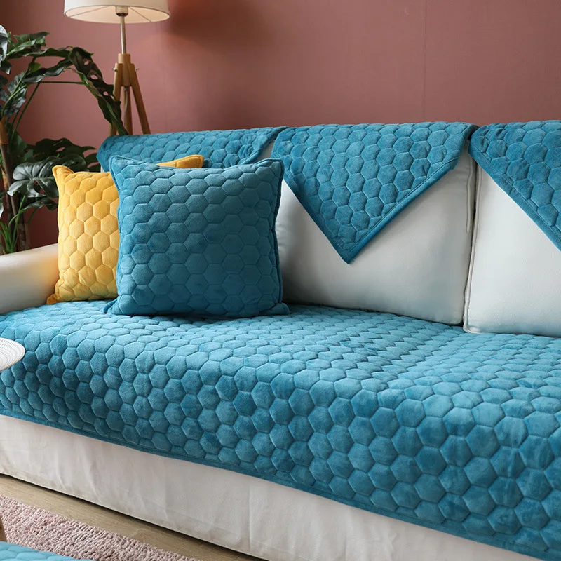 1pc solid modern sofa covers for living room furniture sectional sofas cover couches cape protector sofa slipcover 2 seater new free global shipping