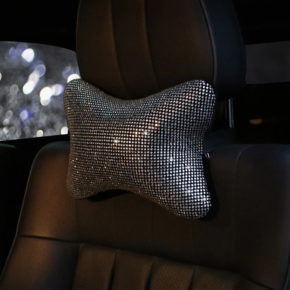 Роскошный блестящий бриллиантовый Стайлинг автомобиля интерьерное сиденье