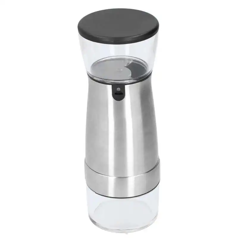 Coffee Grinder Stainless Steel Coffee Mill Electric Grinder USB Charging Automatic Pepper Coffee Bean Crusher for Home Use high grade stainless steel pepper mill electric pepper mill grinder manual pepper grinder coffee grinder