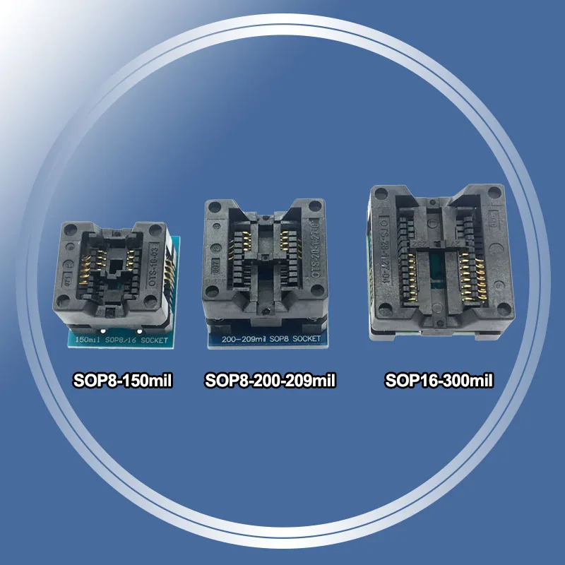 3 шт. SOP16 + SOP8 К DIP8 150 мил 200 208мил адаптер гнездо для EZP2010 EZP2013 EZP2019 RT809F RT809H CH341A TL866