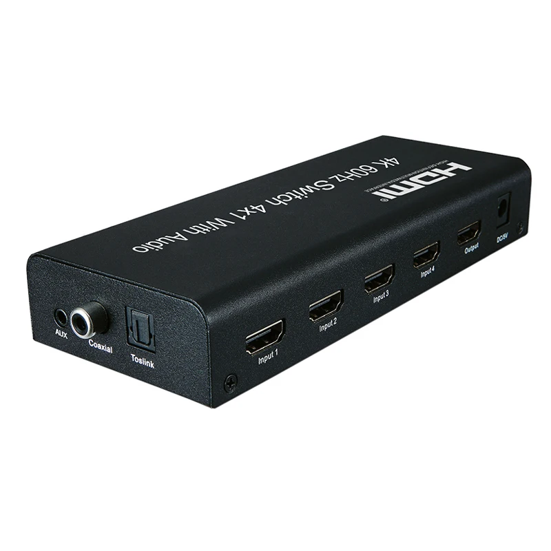 HDMI-переключатель 4K 60 Гц выключатель 4 в 1 семейный разветвитель/переключатель